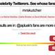 Image for article titled Which Celeb Has The Dumbest Fans On Twitter?